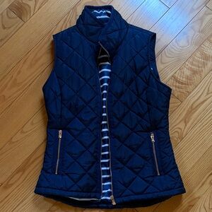 Southern Tide Navy and White Striped Vest Jacket XS (worn once)